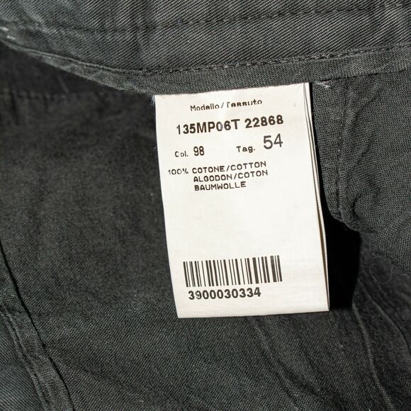 MSGM Cropped Cargo Pants Gray Cotton Made in Italy Size 54 - Picture 12 of 12